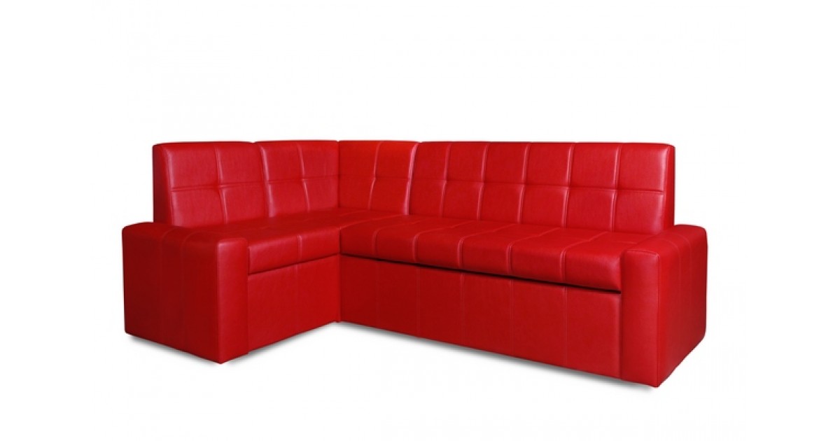 Магазины от производителя в спб. Красный угловой диван. Красный угловой диван на кухню. Диван угловой кухонный красный. Кухня с красным диваном.