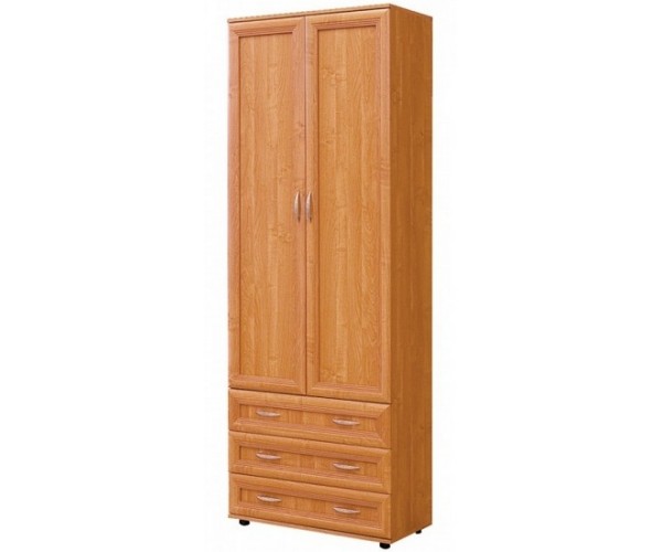 Шкаф для одежды МС-100, 2 двери, 3 ящика